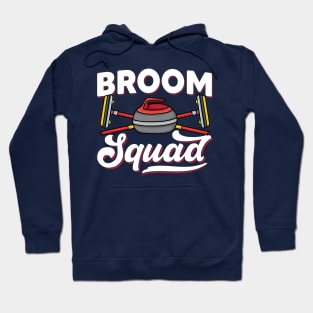 Curling Broom Squad curler Winter ice Sports lover Curling Hoodie